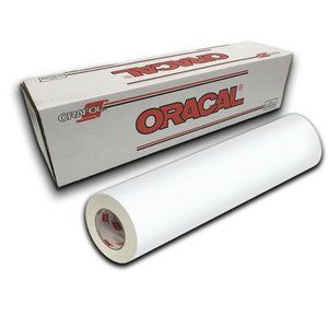 12" x 1 Yard MATTE WHITE  Oracal 651 Cricut Hobby Craft Decal Vinyl Sticker